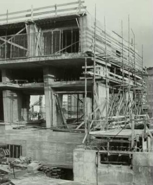 Dresden, Prager Str., Baustelle, 1965