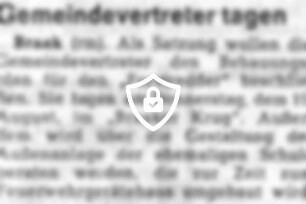 Gemeindevertreter tagen