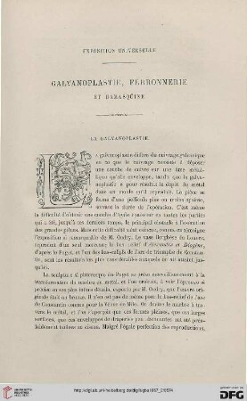 23: Galvanoplastie, ferronnerie et damasquine : Exposition Universelle