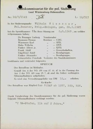 Wiessner, Wilhelm