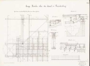 Lange Brücke über die Havel, Brandenburg/Havel: Grundriss, Schnitte 1:20