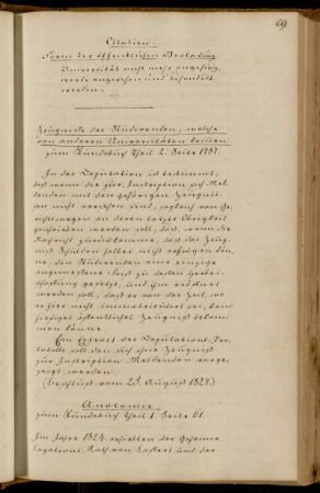 Zeugnisse der Studierenden von anderen Universitäten [Vorlage bei der Immatrikulation in Göttingen]