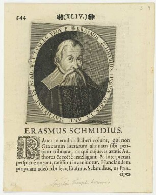 Bildnis des Erasmus Schmidius