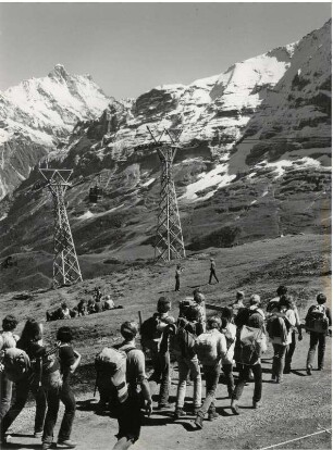 Wandergruppe auf dem Männlichen