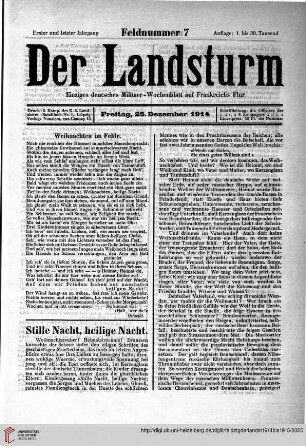 Heft 7, Dezember 1914