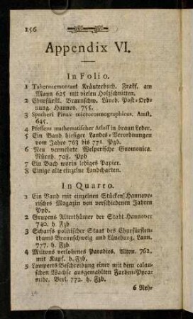 156-165, Appendix VI.