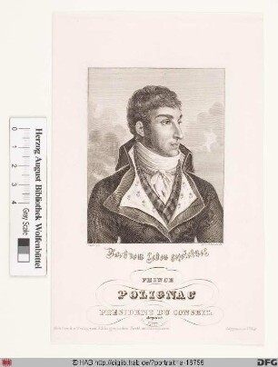 Bildnis Auguste-Jules-Armand-Marie, prince de Polignac