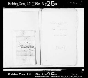 Korrespondenz des Wilcken Klencke mit Graf Johann zu Holstein-Schaumburg betr. Persönliches