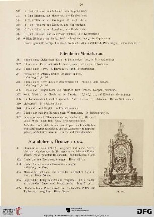 Elfenbein-Miniaturen (Nr. 331-342)