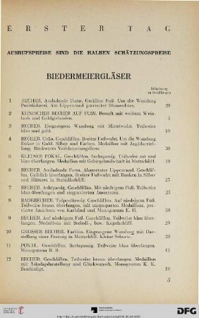 Erster Tag (Nr. 1-199)