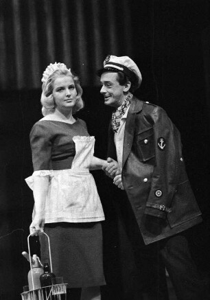 Szenenbilder aus "In Frisco ist der Teufel los", Musical von Guido Masanetz. Metropol-Theater Berlin, 22.03.1962