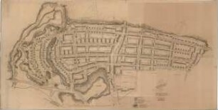 Gsaenger, Gustav; Eberswalde (Brandenburg); Projekt Gesamtentwicklungsplan, Stadtkrone, Vierjahresplan-Siedlung (Schule) - Gesamt- u. Aufbauplan