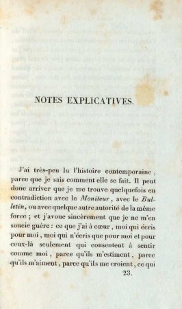 Notes explicatives