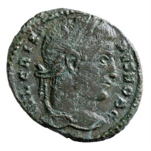 Münze, Follis, Aes 3, 323 - 324 n. Chr.