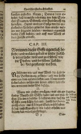Cap. III. Worinnen dieser Gifft eigentlich bestehe ...