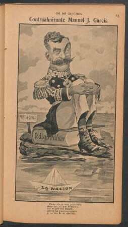 Contraalmirante Manuel J. García - [Caricatura] : De mi Guignol
