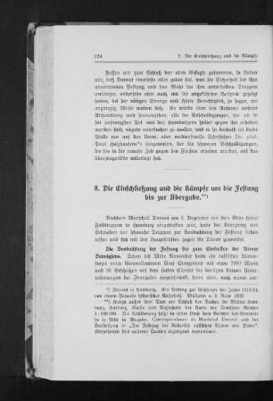 8. Die Einschließung und die Kämpfe um die Festung bis zur Übergabe.