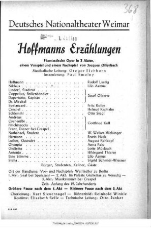 Hoffmanns Erzählungen