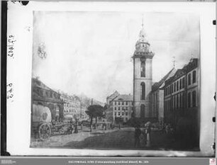 Zeil und Katharinenkirche von Westen, rechts Roßmarkt 1