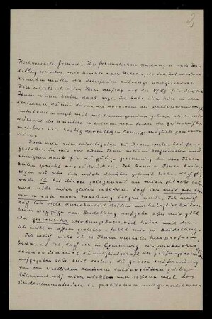 Nr. 2: Brief von Max von Waldberg an Edward Schröder, Meran, 26.3.1891