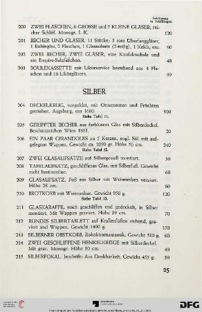 Silber (Nr. 204-221)