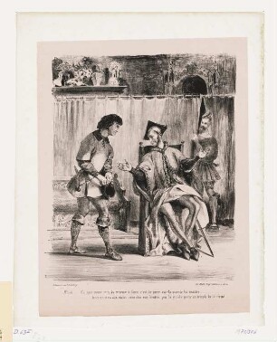 Mephistopheles empfängt den Schüler, aus: "Faust, Illustrationen zur Tragödie"