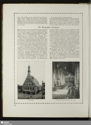 Die Kreisstadt Zwickau