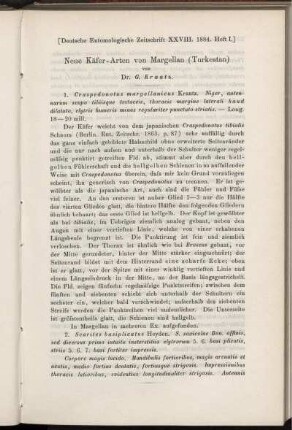 Neue Käfer-Arten von Margellan (Turkestan)