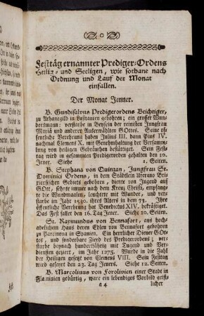 a4r-b4v, Festtaeg ernannter Prediger-Ordens Heilig- und ...