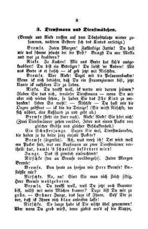 3. Dienstmann und Dienstmädchen