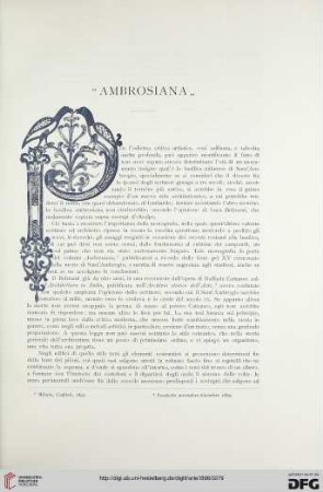 1: "Ambrosiana"