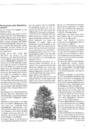 Baumschutz oder Menschenschutz?