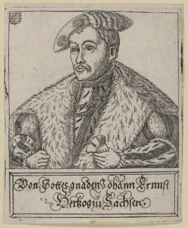 Bildnis des Johann Ernnst Herzog von Sachsen