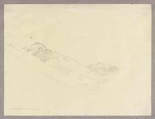 Der Gotthardpass mit Blick auf Andermatt