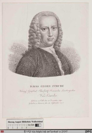 Bildnis David Georg Strube