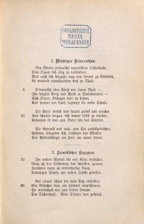 Goethe's Werke, 2. Gedichte, 2. Theil