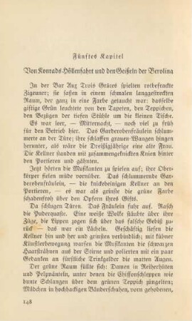 Fünftes Kapitel. Von Konrads Höllenfahrt und den Geißeln der Berolina