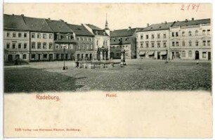 Radeburg. Markt