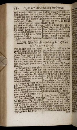 XXXVI. Von der Auferstehung der Todten und Jüngsten Gericht. - XXXVIII. Reise-Lieder.