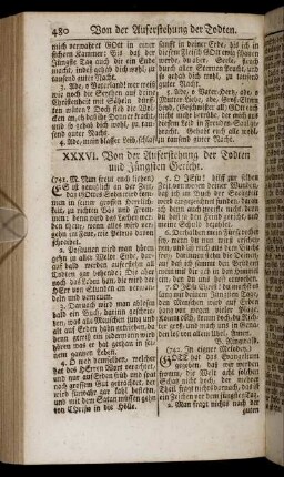 XXXVI. Von der Auferstehung der Todten und Jüngsten Gericht. - XXXVIII. Reise-Lieder.
