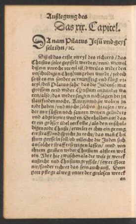 Das xix. Capitel.