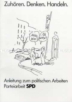 Propagandaschrift der SPD zur Bundestagswahl 1983