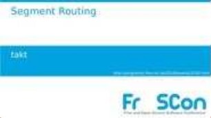 Segment Routing: MPLS unter Linux