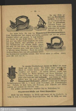 Messer- und Gabelputzmaschinen