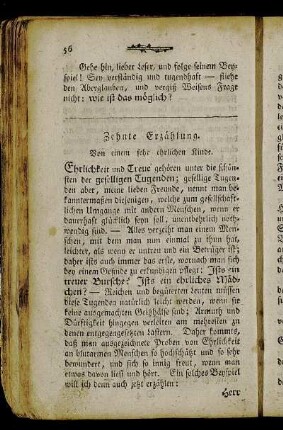 Zehnte Erzählung. Von einem sehr ehrlichen Kinde.