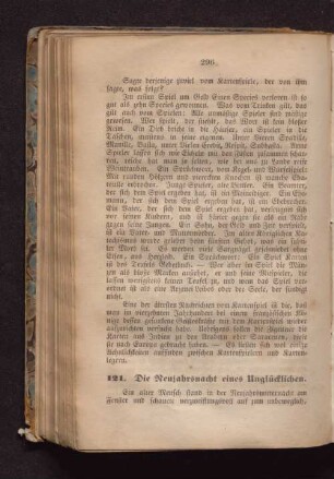 121. Die Neujahrsnacht eines Unglücklichen.