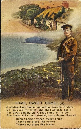 Home, sweet home! (3). A soldier from home [...]