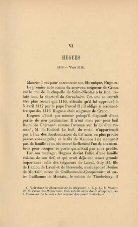 VI. Hugues 1116 - Vers 1138.