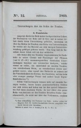 Untersuchungen über das Reifen der Trauben.