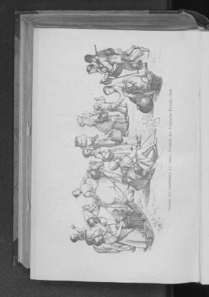 Gruppe von Landleuten auf einem Gemälde des Franciscus Francke 1563